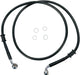 Drag Specialties Front Brake Line Black Vinyl Coated Stainless Steel - Part #17412786 - Hogparts UK