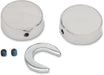 Drag Specialties Swingarm Pivot Bolt Covers Chrome - Part #13030025 - Hogparts UK
