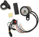 Drag Specialties Electronic Speedometers With Indicator Lights 1-7/8" Mini Programmable 220 Kph - Part #22100423 - Hogparts UK