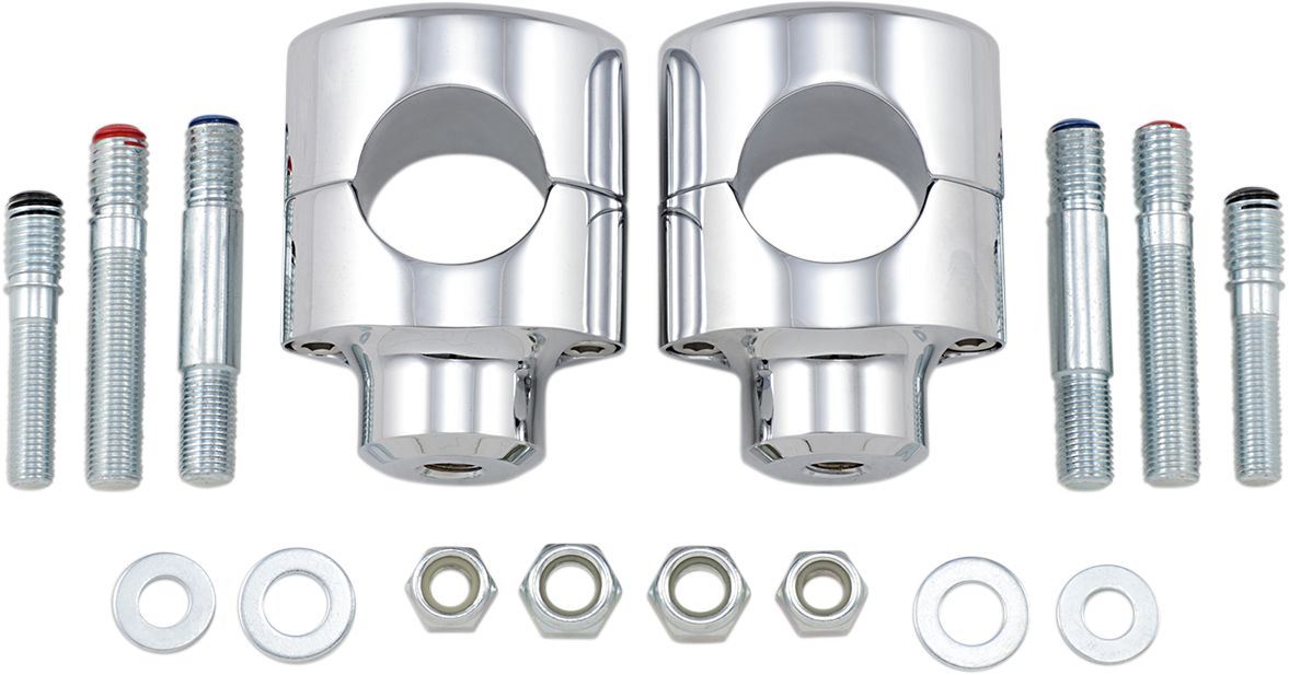 Drag Specialties Riser Big Buffalo 1.5" Straight Chrome For 1.5" - Part #06020465 - Hogparts UK