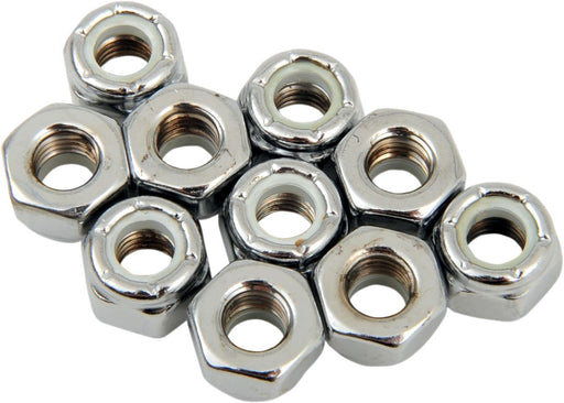 Drag Specialties Nylon Insert Nut 1/4-28 Chrome - Part #DS190525 - Hogparts UK