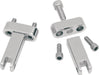 Drag Specialties Passenger Footpeg Mounting Kit Chrome - Part #DS243659 - Hogparts UK