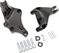 Drag Specialties Black Passenger Footpeg Mounts - Part #16201318 - Hogparts UK