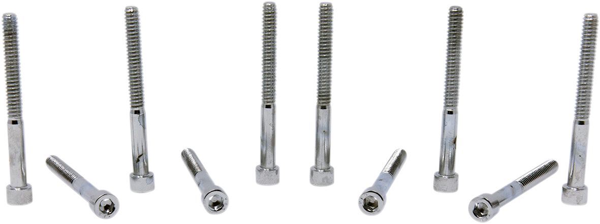 Drag Specialties Socket-Head Bolt 10-24X2 Smooth Chrome - Part #DS190594S - Hogparts UK