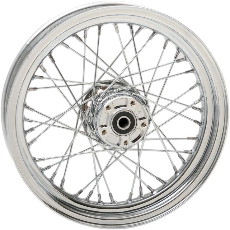 Drag Specialties Front Wheel 16"X3 Laced Chrome - Part #02030529 - Hogparts UK