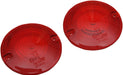 Drag Specialties Replacement Red Turn Signal Lenses - Part #20200639 - Hogparts UK