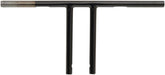 Drag Specialties Handlebar 10" T-Bar Drilled Black TBW - Part #06014222 - Hogparts UK