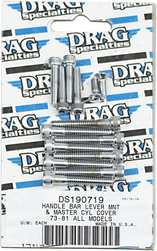 Chrome Socket-Head Bolt Set - Part #DS190719 - Hogparts UK