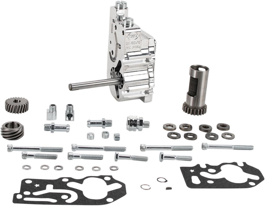 S&S High Volume/High Pressure (HVHP) Polished Billet Oil Pump #31-6298