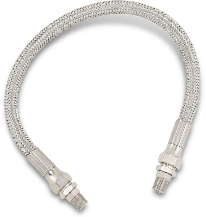 Drag Specialties Oil Line Stainless Steel 14" - Part #07110049 - Hogparts UK