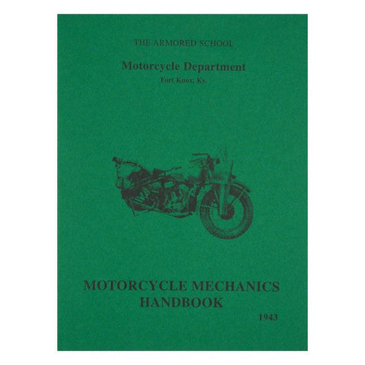 MOTORCYCLE MECHANICS HANDBOOK 41-42 WLA - 1941-1942 WLA; EXPERIMENTAL XA SHAFT DRIVE MODEL<br><br>Part #903224 - hogparts-uk.myshopify.com