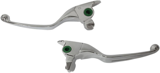Drag Specialties Lever Sets Wide Blade Chrome - Part #06101953 - Hogparts UK