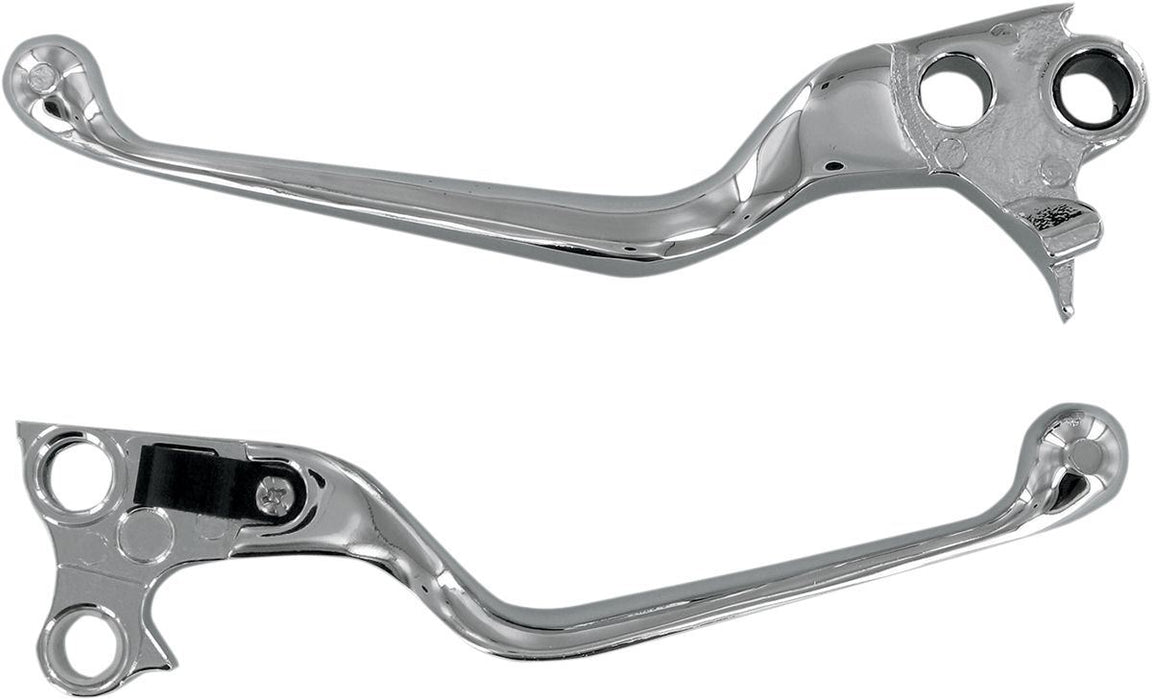 Drag Specialties Lever Set Wide Blade Chrome - Part #06100126 - Hogparts UK