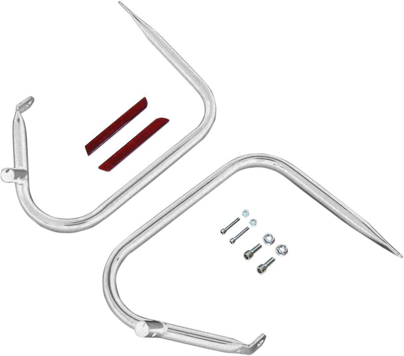 Drag Specialties Saddlebag Guards Chrome - Part #05051561 - Hogparts UK