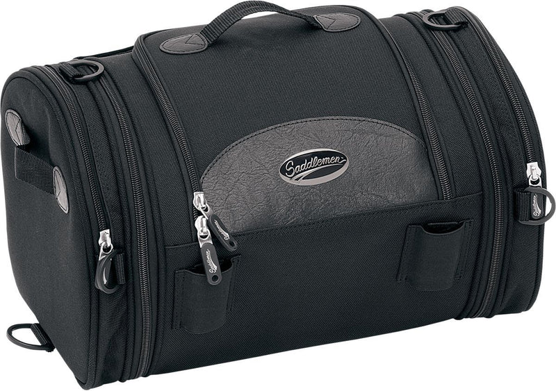 Saddlemen R1300lxe Deluxe Roll Bag - Each, 40,5 cm (16"), Textile - Black