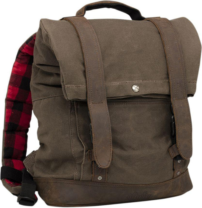 Burly Brand Roll Top Backpack #B15-1020D