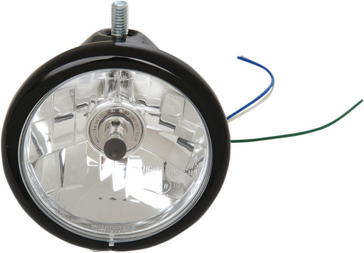 Drag Specialties Headlight Assembly 5.75" Top Mount Black - Part #20010807 - Hogparts UK