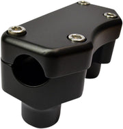 Drag Specialties Handlebar Riser/Top Clamp Kit Flat Black - Part #06020811 - Hogparts UK