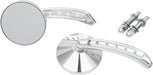 Drag Specialties Mirror Round 3" W/ 5-Hole Stem Chrome - Part #06400401 - Hogparts UK