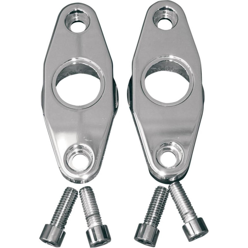 Accutronix  Swingarm Blocks Smooth Chrome - Part #116366 - Hogparts UK