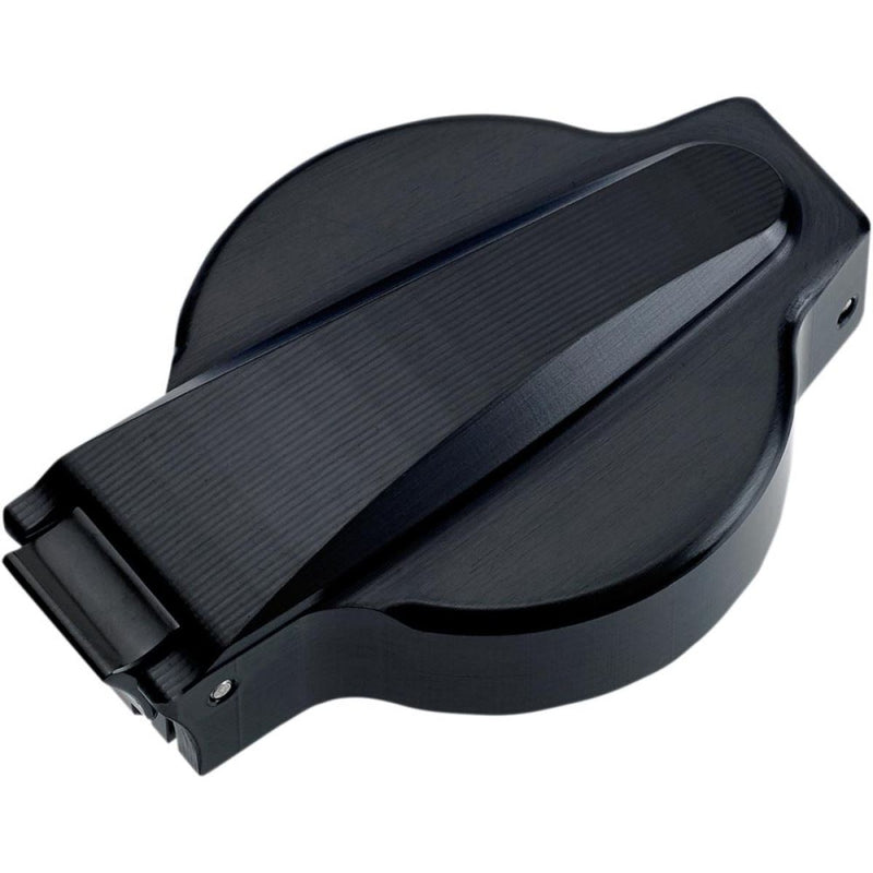 Joker Machine Retro Flip-Up Gas Cap Black <br>Vendor Part # 09-442B - hogparts-uk.myshopify.com