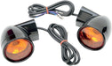Drag Specialties Front Led Turn Signal Black W/ Orange Lens - Part #20200567 - Hogparts UK