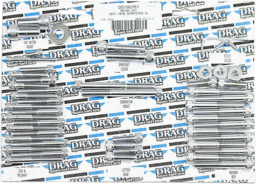 Chrome Motor Bolt Set - Part #DS190761 - Hogparts UK