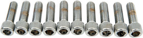 Drag Specialties Socket-Head Bolt 3/8-16X1.25 Knurled Chrome - Part #DS190554 - Hogparts UK