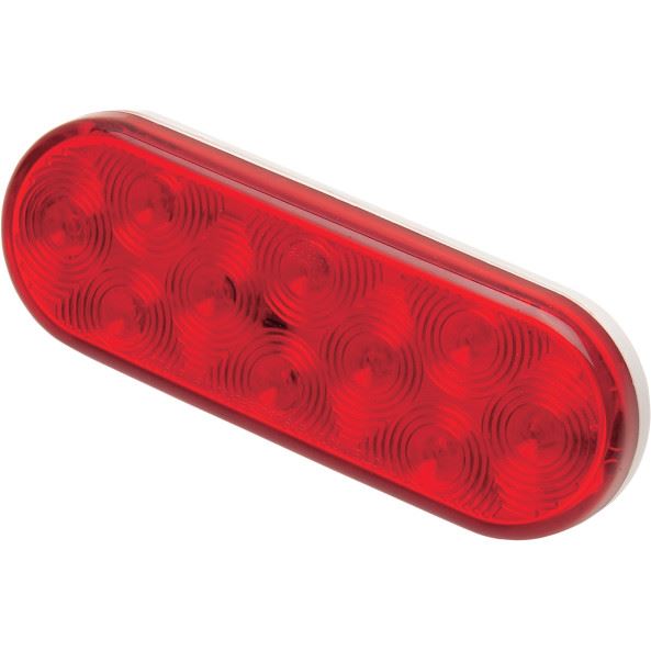 BRITE-LITES LIGHT LED OVAL RED - 20600081 - Hogparts UK