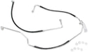 Drag Specialties Rear Brake Line Black Vinyl Coated Stainless Steel - Part #17412943 - Hogparts UK