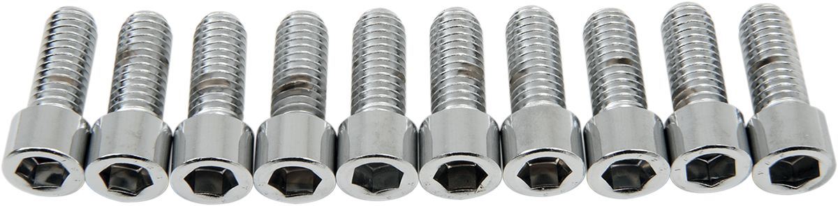 Drag Specialties Socket-Head Bolt 3/8-16X1 Smooth Chrome - Part #DS190553S - Hogparts UK