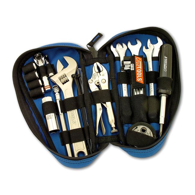 Cruztools, RoadTechÃƒÂ¢Ã¢â‚¬Å¾Ã‚Â¢ teardrop tool kit - H-D motorcycles<br><br>Part #550137 - Hogparts UK