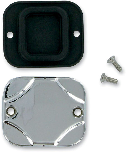 Drag Specialties Chrome Master Cylinder Cover For 0610-0250/0610-0251 - Part #06100179 - Hogparts UK