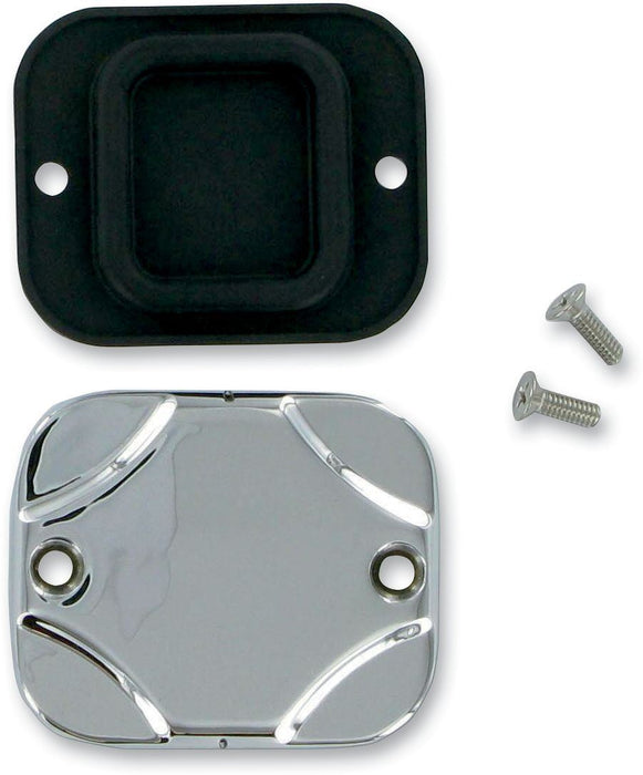 Drag Specialties Chrome Master Cylinder Cover For 0610-0250/0610-0251 - Part #06100179 - Hogparts UK