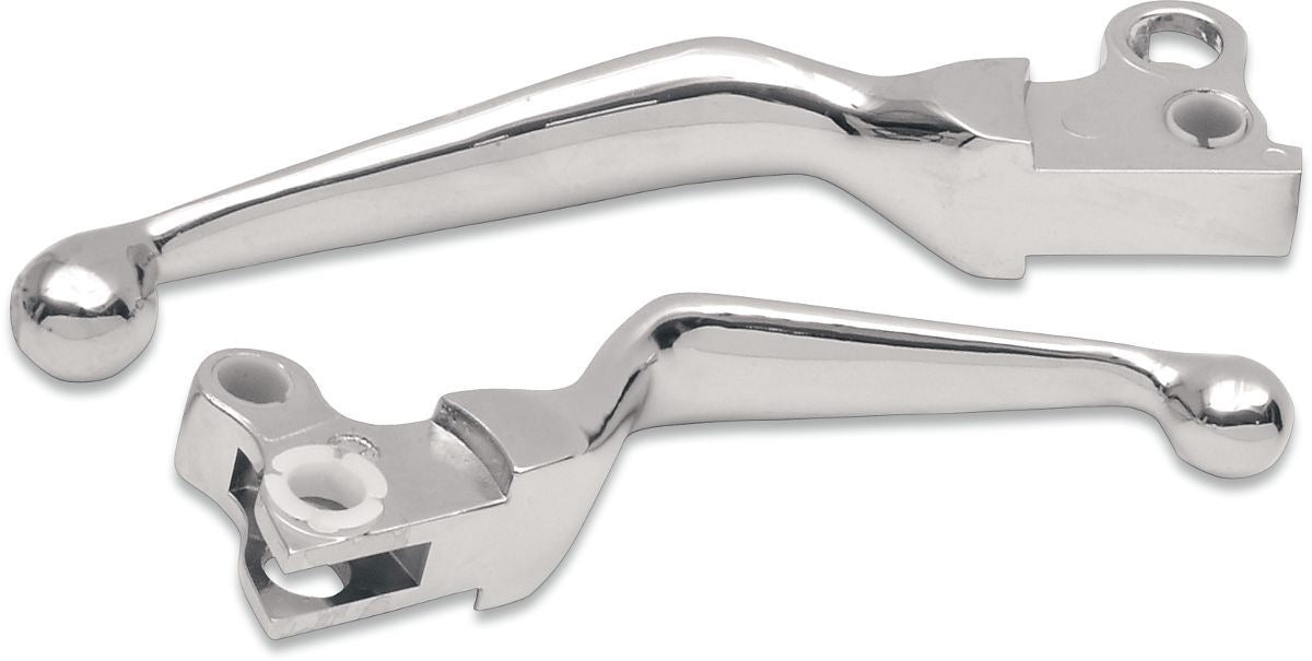 Drag Specialties Lever Set Wide Blade Chrome - Part #DS273145A - Hogparts UK