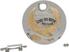 Drag Specialties Door Fuel Cover Gold/Chrome - Part #07030804 - Hogparts UK