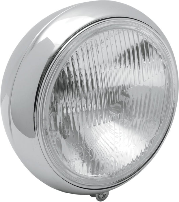 Drag Specialties Headlight 7" Smooth Chrome Hd FLST - Part #20010328 - Hogparts UK