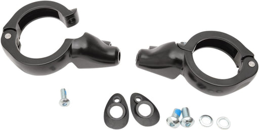 Drag Specialties Turn Signal Fork Clamps 49Mm Black - Part #20201272 - Hogparts UK
