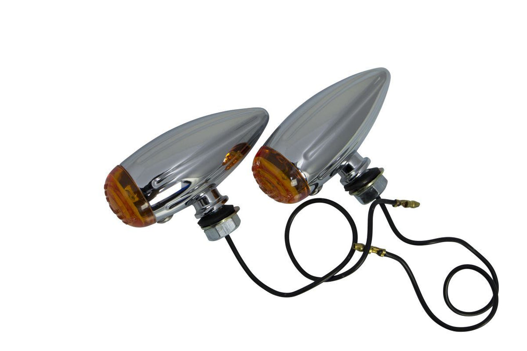 Drag Specialties Lights Marker Chrome Amber - Part #20401768 - Hogparts UK