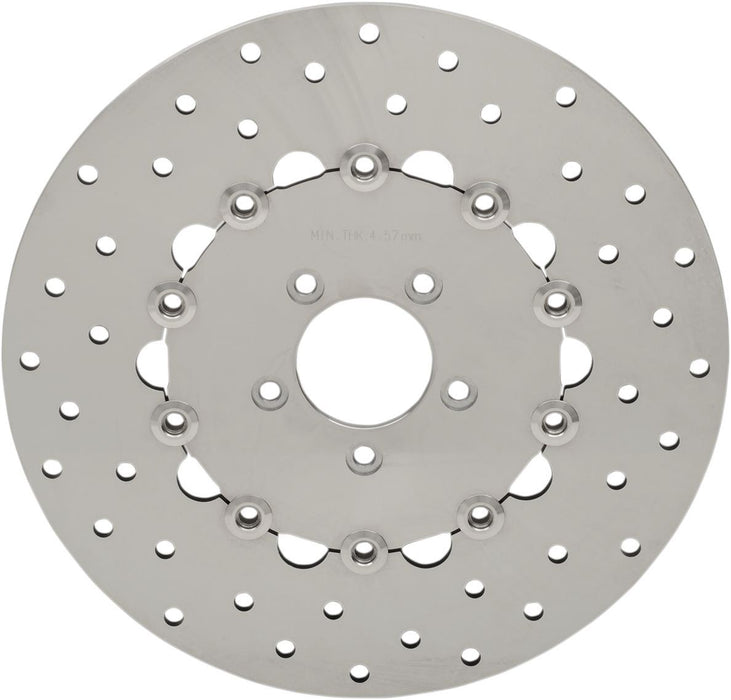 Drag Specialties Rotors Brake 11.8" Front Drilled Stainless Steel - Part #17103158 - Hogparts UK