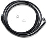 Drag Specialties Clutch Line Black Vinyl Coated + 12" Stainless Steel Hydraulic - Part #06610034 - Hogparts UK