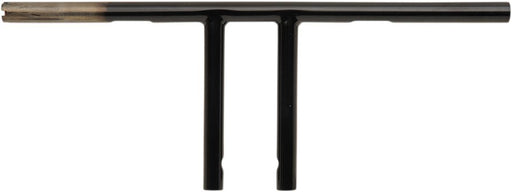 Drag Specialties Handlebar 8" T-Bar Drilled Black TBW - Part #06014219 - Hogparts UK