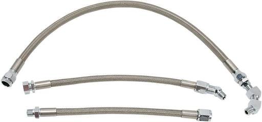 Drag Specialties Oil Line Kit Stainless Steel - Part #07110041 - Hogparts UK