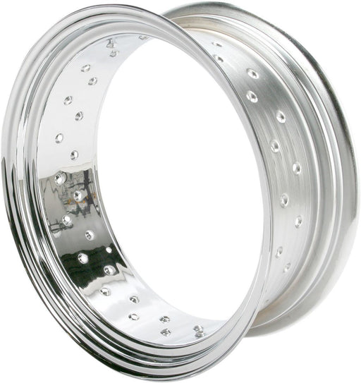 Drag Specialties Rim 16X6.00 40-Spoke Steel Chrome - Part #02100021 - Hogparts UK