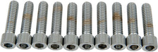 Drag Specialties Socket-Head Bolt 1/4-20X1 Smooth Chrome - Part #DS190537S - Hogparts UK