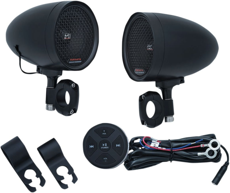 Kuryakyn Road Thunder Speaker Pods & Bluetooth Audio Controller by MTX - Part #44050444 - hogparts-uk.myshopify.com