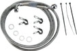 Drag Specialties Front Brake Line Stainless Steel Extended 10" - Part #17412653 - Hogparts UK
