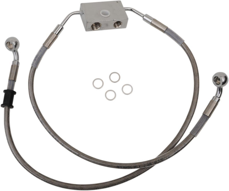 Drag Specialties Frt Brake Line Xl Ss +2 - Part #17415302 - Hogparts UK