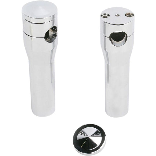 Accutronix  Risers Straight Springer 6" Chrome - Part #136835 - Hogparts UK