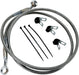 Drag Specialties Front Brake Line Stainless Steel Extended 2" - Part #17412649 - Hogparts UK